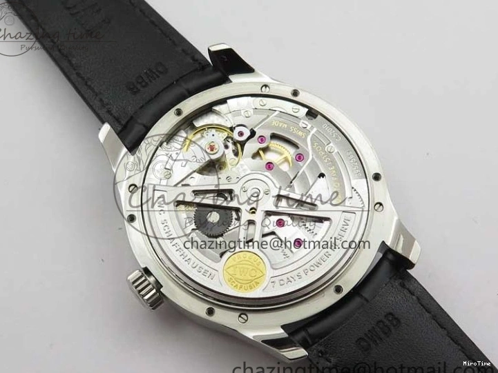 MIROTIME 0212 Portuguese Real PR Real Annual Calendar IW503510 ZF 1:1 Best Edition Green Dial on Black Leather Strap A QuickDry 7097